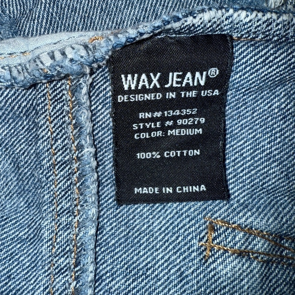 Wax Jean Collection Super Distressed High Rise Y2K Style Size M - Picture 15 of 16